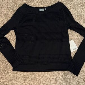 Athleta black long sleeve shirt - size M